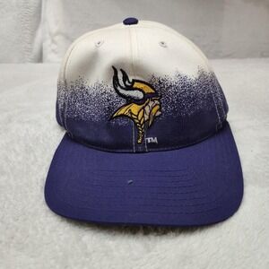 Minnesota Vikings Hat Cap Snap Back One Size Purple NFL Football ANNCO